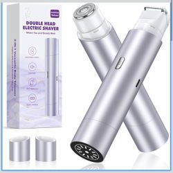 Brand New, 2-in-1 Women’s Electric Shaver & Trimmer – Waterproof & Rechargeable