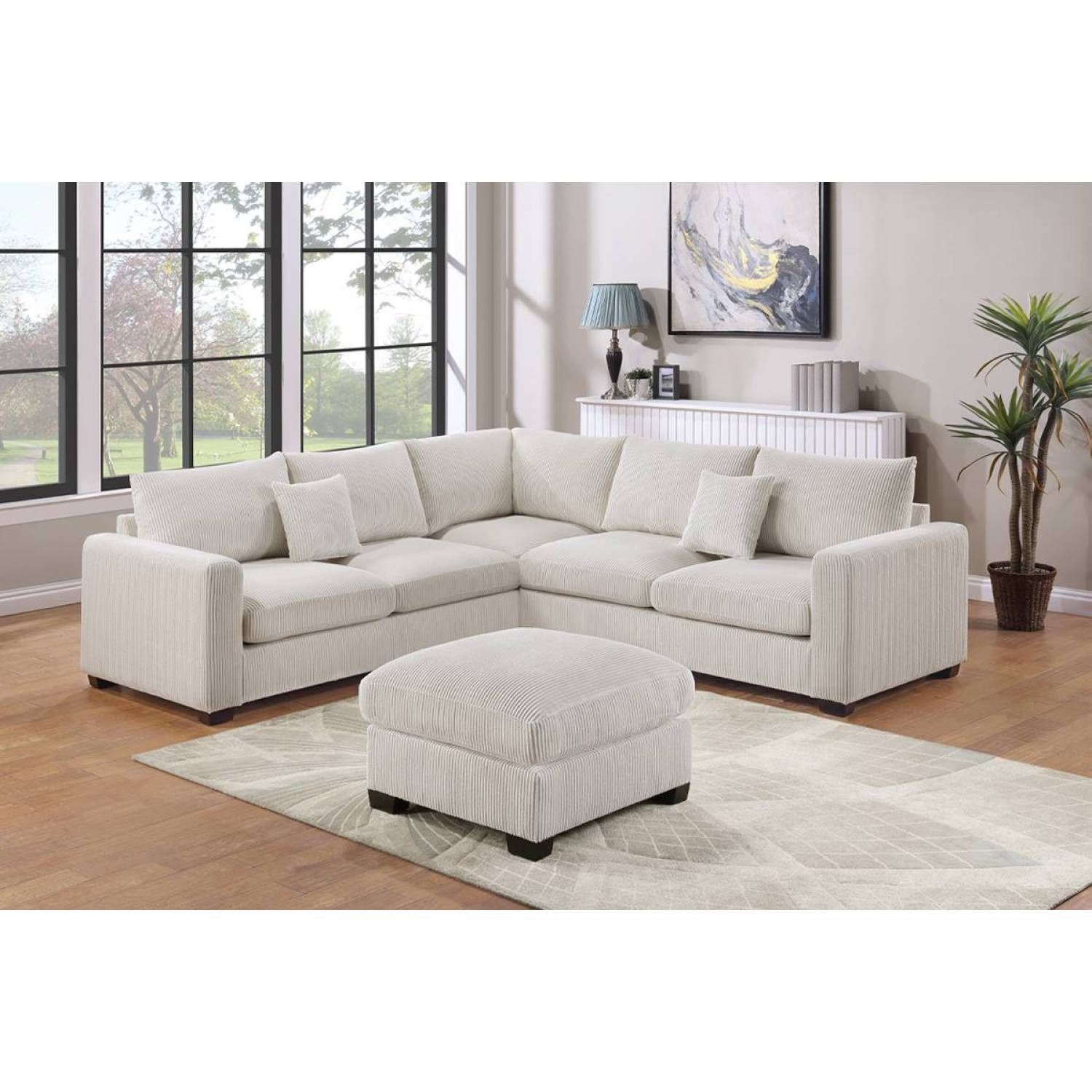 Sofa Sectional w/ Free Ottoman 