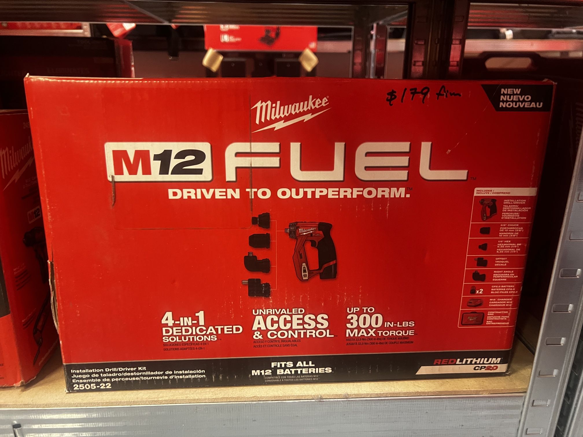 Milwaukee 4in1 Installation Drill/Driver Kit
