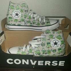 Converse Kids Fun Green Pattern
