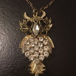 Owl Pendant Necklace 