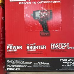 1/2” High Torque Milwaukee Impact Wrench
