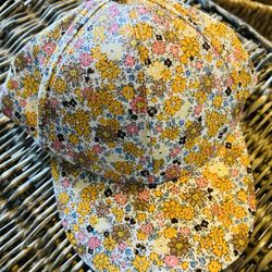 New Girl’s Child Size Floral Flowers Summer Cap Fashion Accessory 