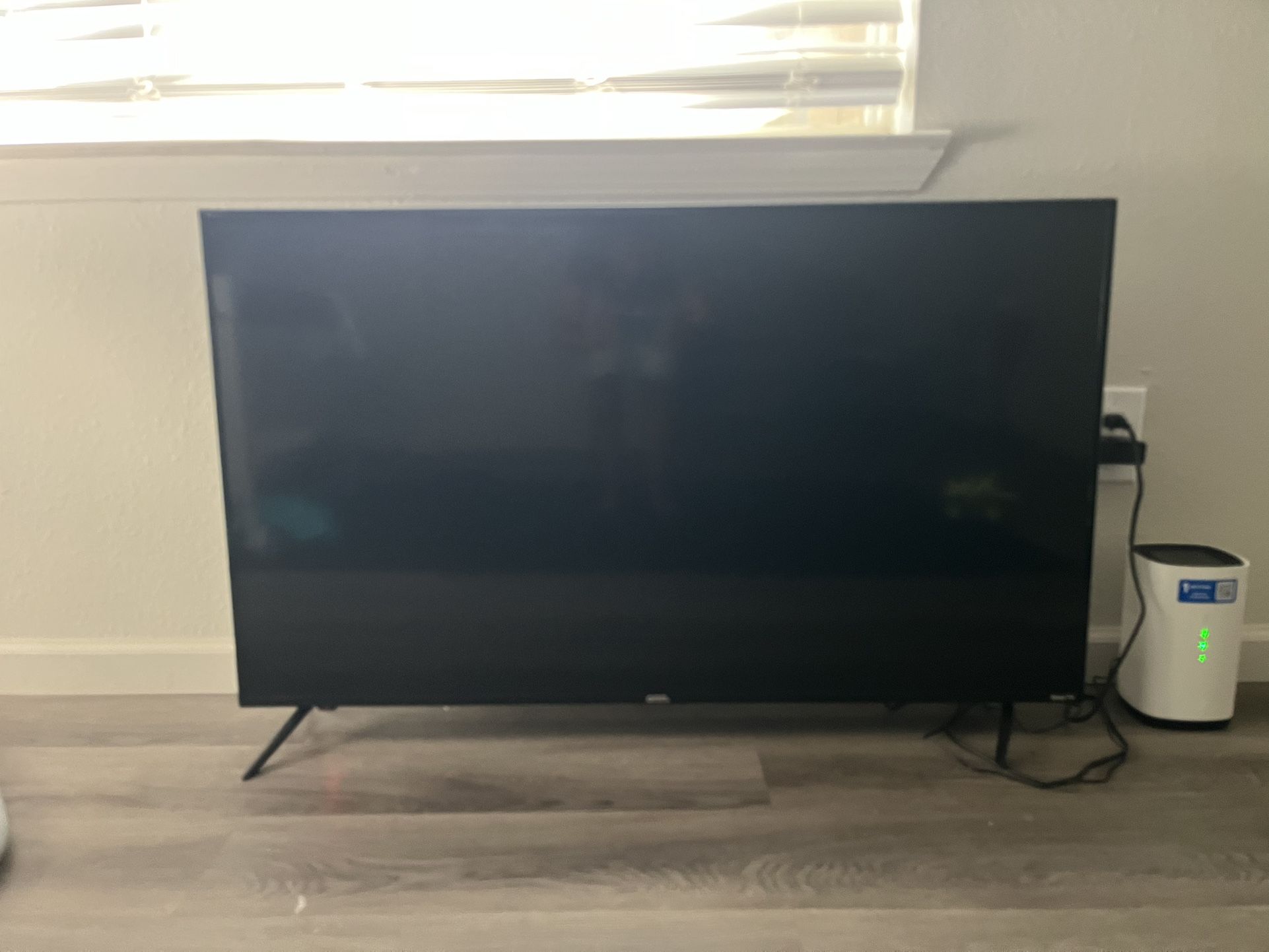 50” Onn Roku Tv Black