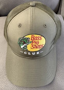 Brand New Bass Pro Shops "Club" Trucker Hat - Olive Green