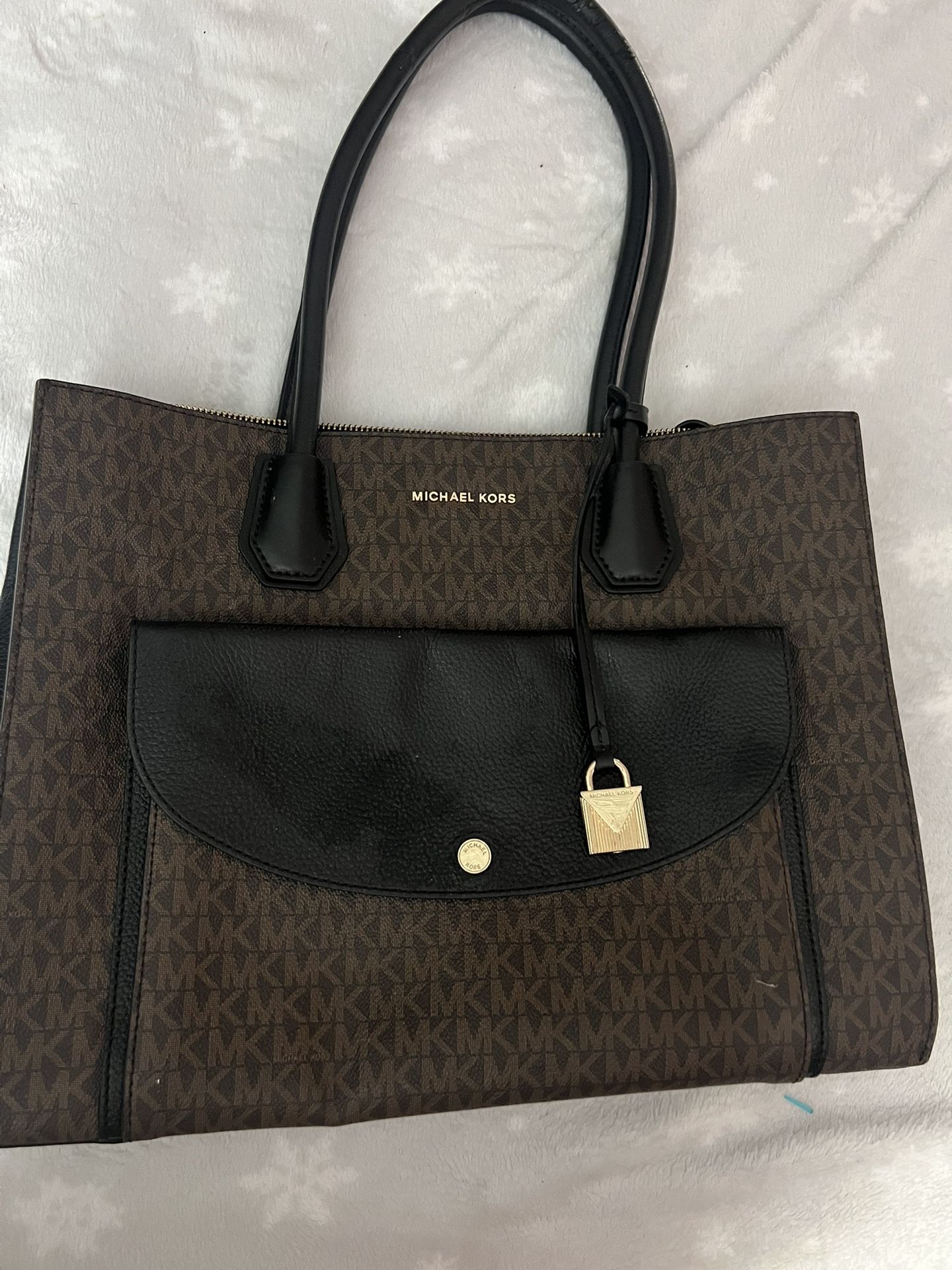 Michael Kors Laila Medium Signature Logo Tote Bag