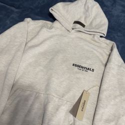 Essential Hoodie Light Oatmeal 