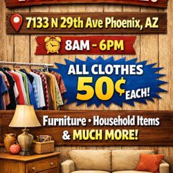 Yard Sale 50 Cent Clothes 