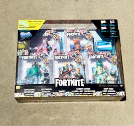 Fortnite Legendary Series 5 Pack Action Figures Set & Virtual Item Codes
