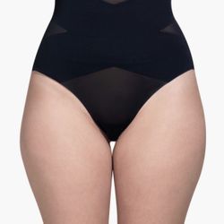 New- Honeylove SuperPower Thong Black Large Shapewear Shape 