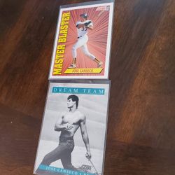 Jose Canseco Oakland Atlantics Baseball Cards Lot 