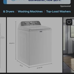 Washer And Dryer" New"