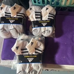Calcetas ADIDAS 6 Pares $12 Dols