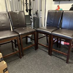 Set of 4 Stools - Counter Height -  Sturdy Quality
