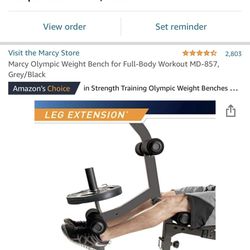 Marcy Olympic Weight Bench