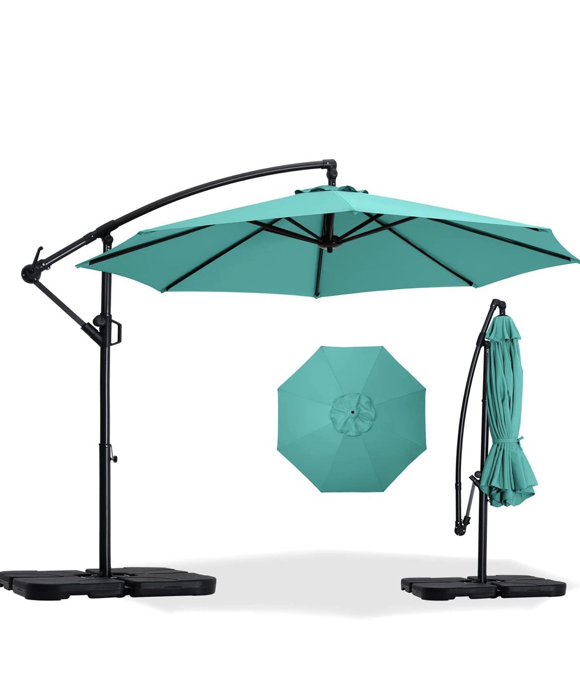 Outdoor Patio Umbrella 10*10 Ft  With Original Water Base Included 