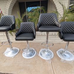 Brand New adjustable height bar stools