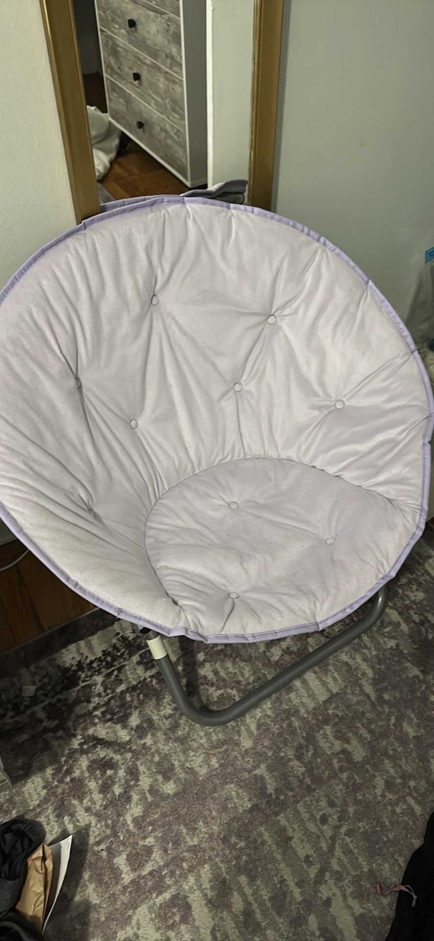 Small Purple Chair.