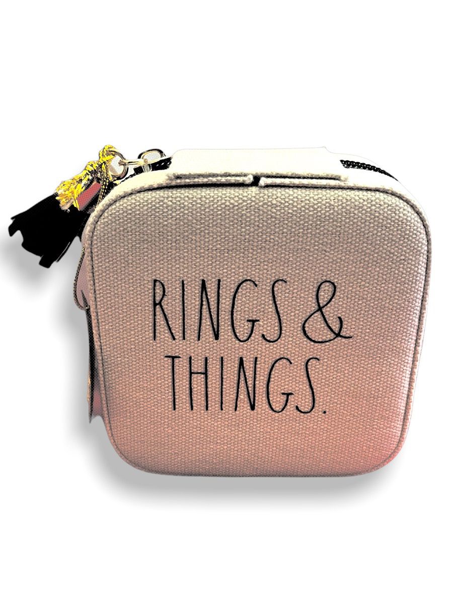 Rae Dunn ‘Rings & Things’ Travel Jewelry Box