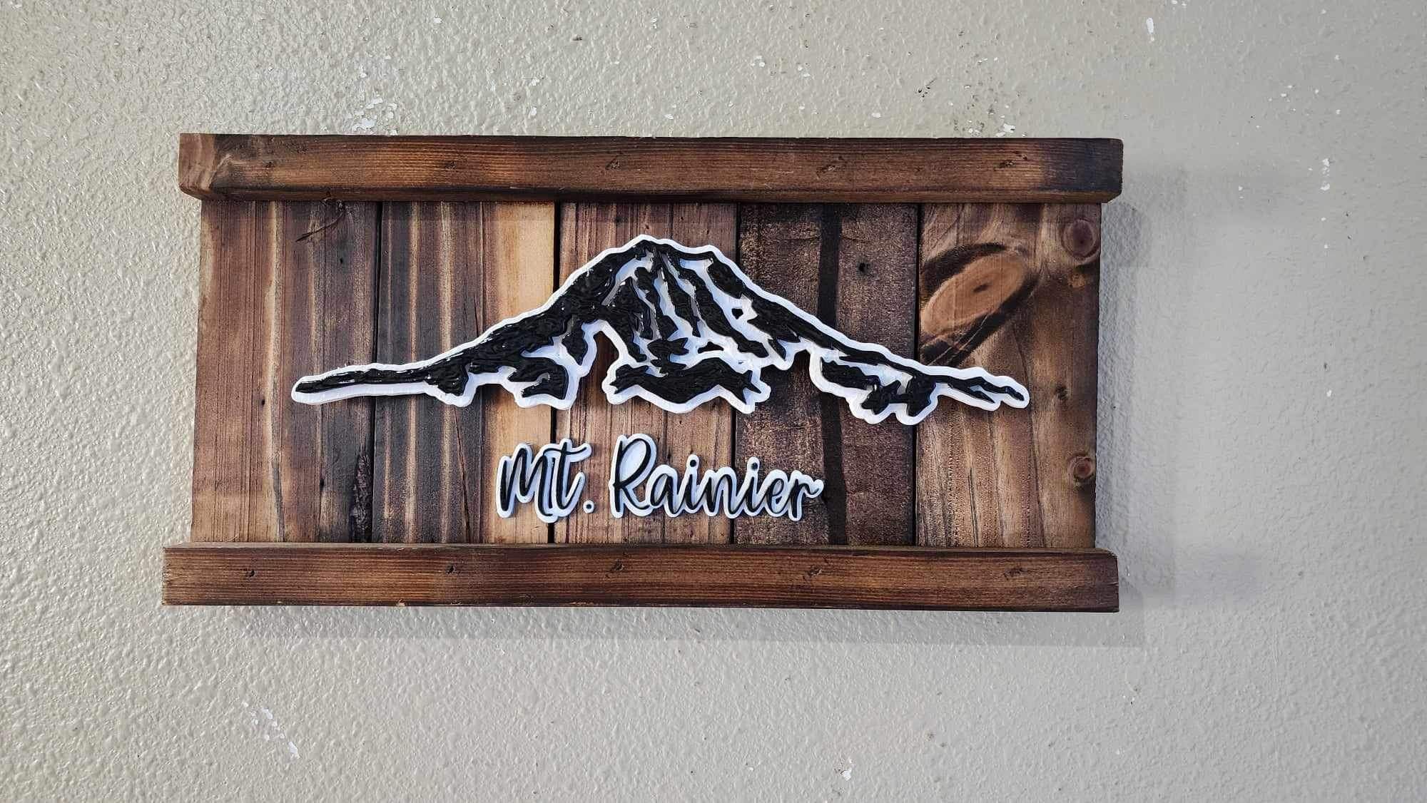 Mt Rainier Plaque