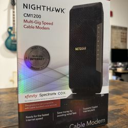 NETGEAR Nighthawk Cable Modem CM1200