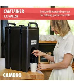 Camtainer 5 Gallon Capacity Black