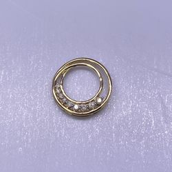 10k Diamond Pendant 