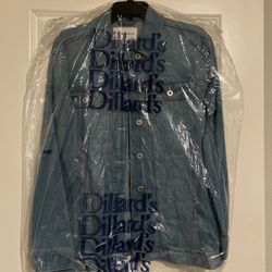 Blue Dillard's denim jacket