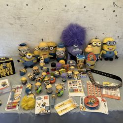 Minions Toy Lot – Figures, Plush, Cups & Accessories Bundle