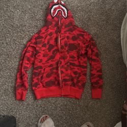 Bape Hoodie Red