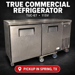 True TUC-67 Commercial Undercounter Refrigerator – Stainless Steel