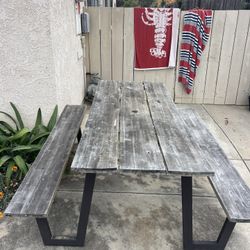 Outside table 