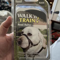 Walk’n Train! Coastal Pet Head Halter Large Black