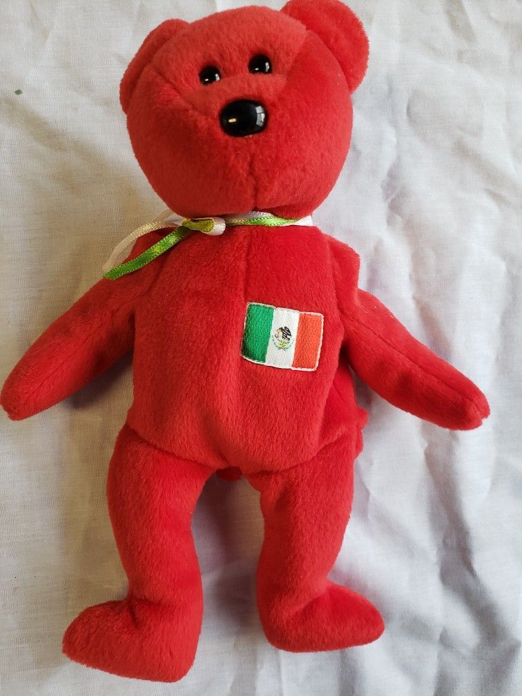 Ty Beanie Babies Baby Bear OSITO Mexico 1999 Retired