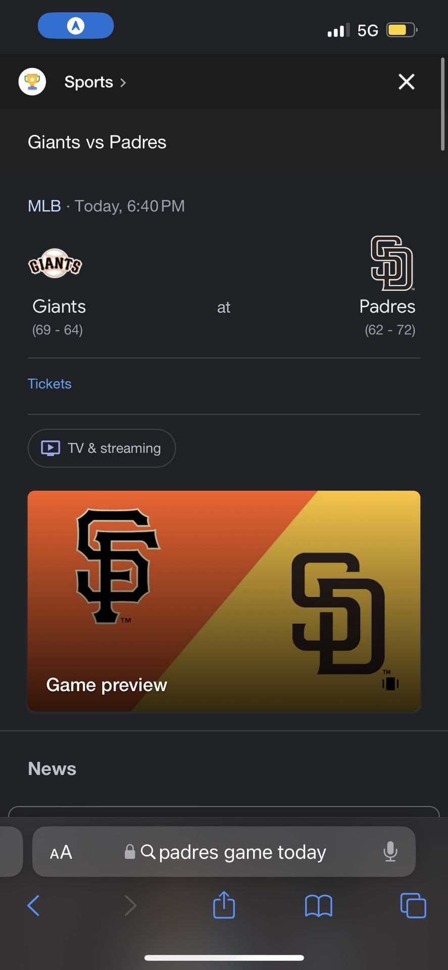 Padre Premium Tickets For Tonight’s Game