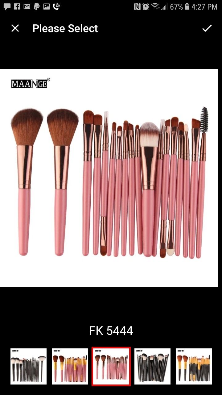 Make up brushes