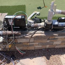 Hot Tub Pump And Heater