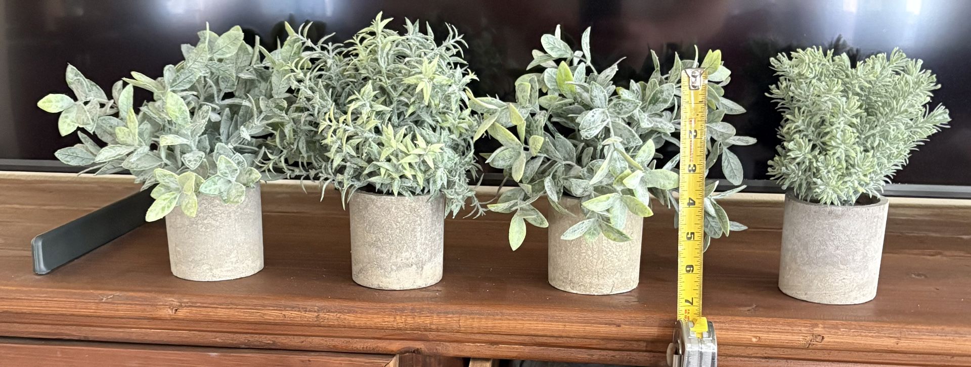 Fake Plants Set Of 4.  Pick Up Only