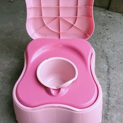A Little Girl's Potty Seat