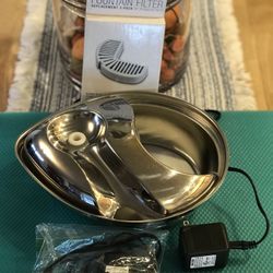 Beautiful Pet Stainless Steel Dog Cat Fountain Weston Davie Area 