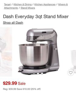 Dash Everyday Stand Mixer (White)