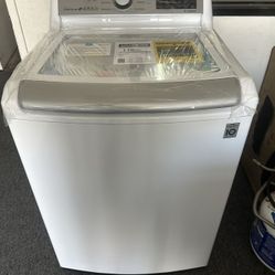 lg load top washer white 