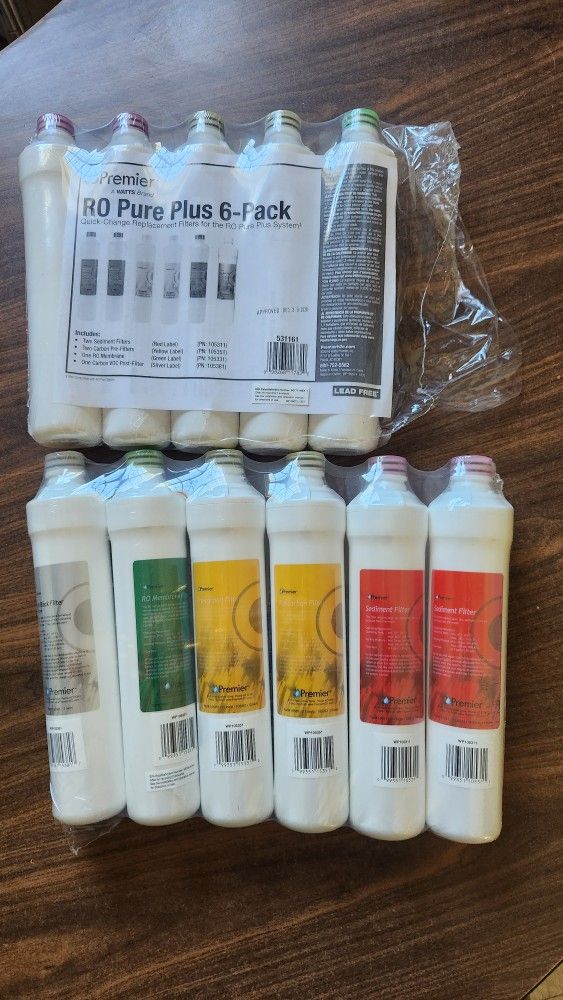 Watts Premier Annual RO Pure Plus 6-Pack Filtration Kit