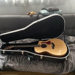 Taylor 214ce DLX Grand Auditorium Spruce Natural 6-String RH w/Hard Case