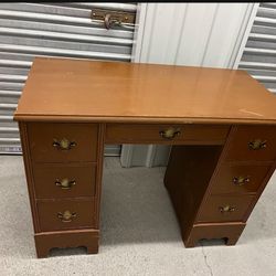 Desk With Matching Chair. 