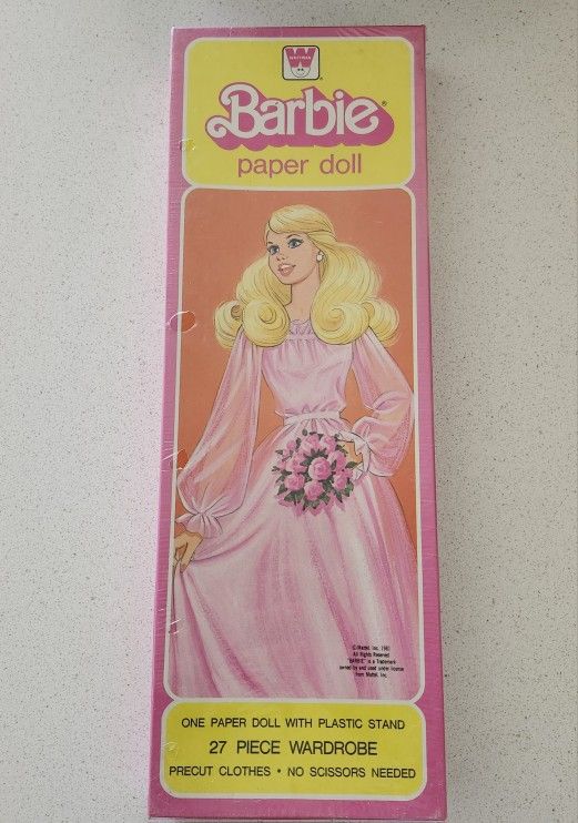 Vintage 1981 Mattel Barbie Paper Doll Sealed