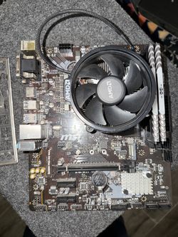 Motherboard, CPU, RAM combo