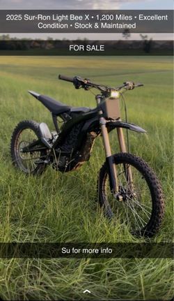 2025 Surron Lbx 1100 miles