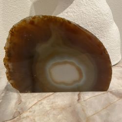 Agate Crystal Book End
