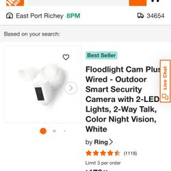 Ring floodlight camera